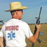 Safety Consultant holding a gun